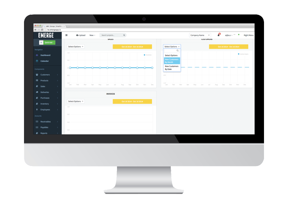 screenshot of EMERGE App